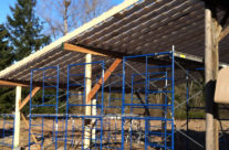 Large Span Metal Shed Roof for Added Storage.